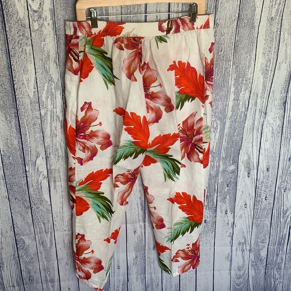 Secondhand Like New Designer Pants and Trousers:  Calypso St. Barth Linen Pants, Size Medium